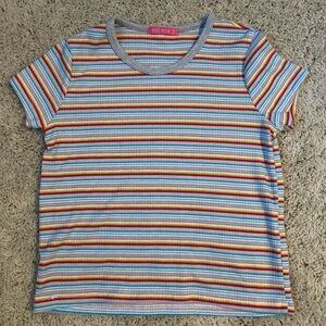 Me.n.u girls striped top Size 10
